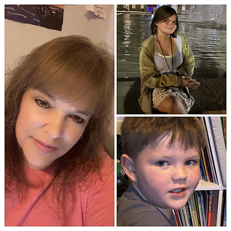 Amy Lucille with her grandchildren Cooper and Grace